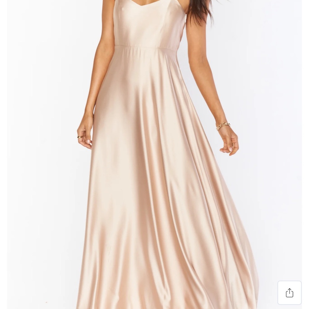 Show Me Your Mumu Faith Bridesmaids Dress in Champagne
